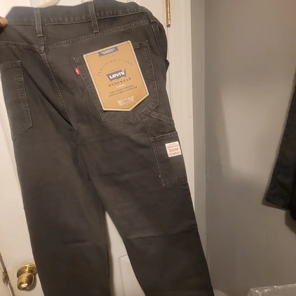 Mens Levi's Workwear568  Loose Straight Carpenter Men's Pants 33x30 - Picture 5 of 13